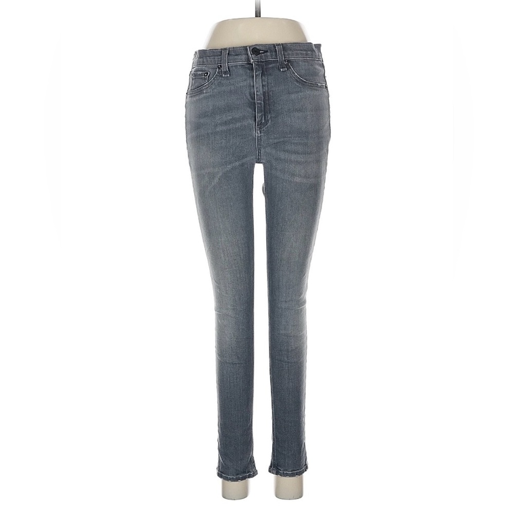 Rag and Bone 10” Capri Gray Women's Stretch Jeans